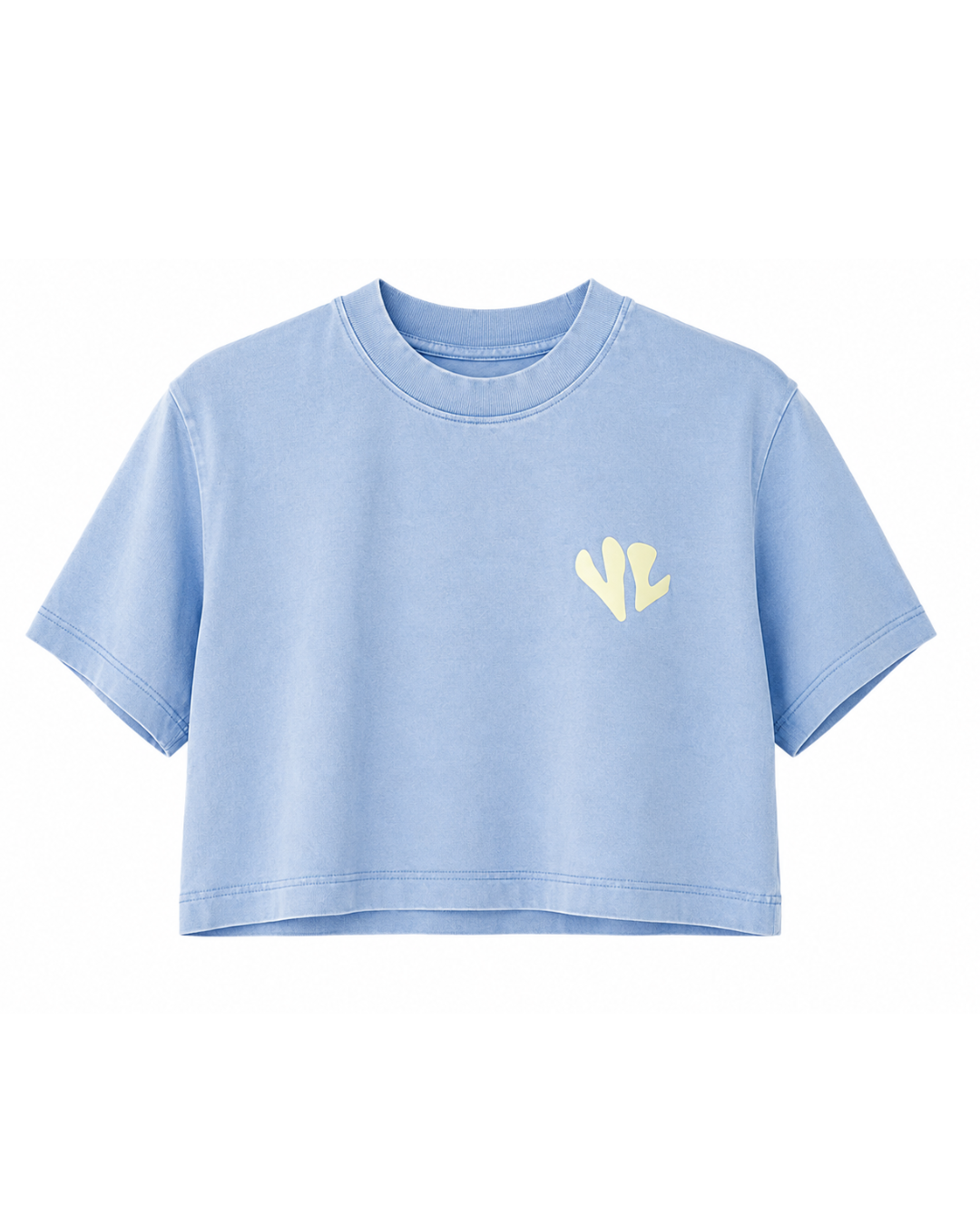Women's Graphic Crop Top – Casual Cropped Tee