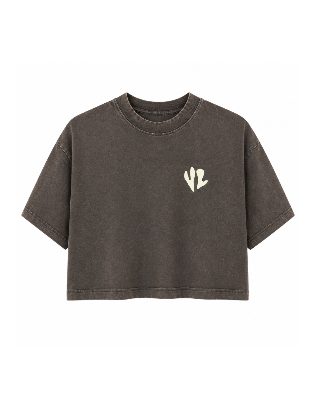 Women's Graphic Crop Top – Casual Cropped Tee