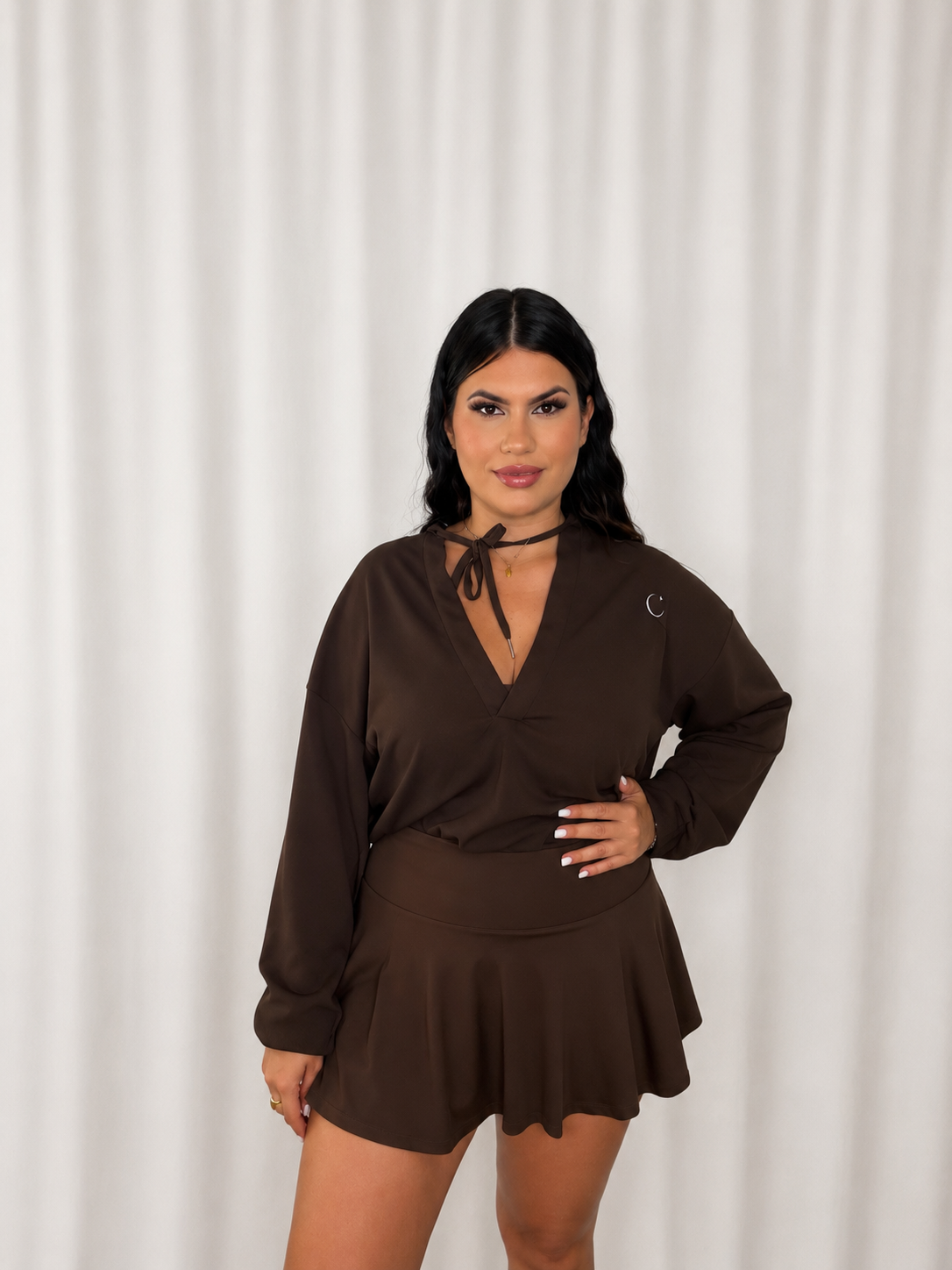 Sudadera con Capucha Haven – Sudadera con Capucha Corta con Cremallera